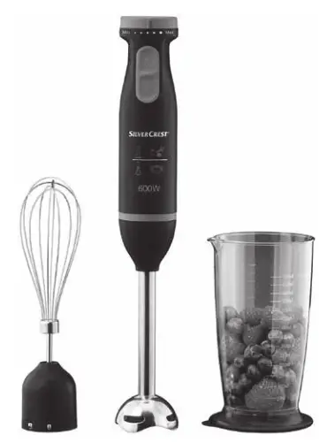 SILVERCREST SSMS 600 E5 Hand Blender Set