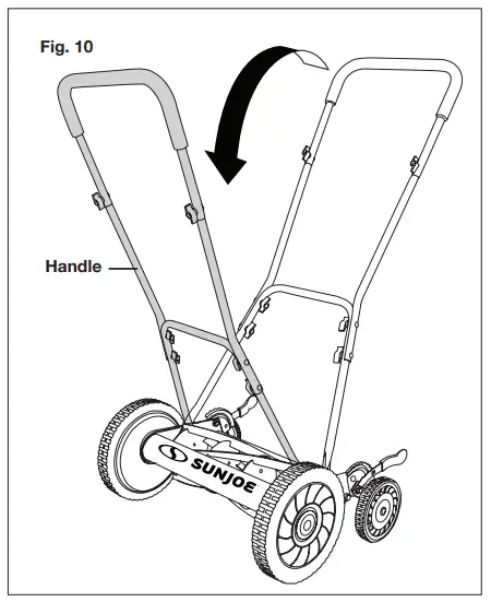 SUNJOE MJ504M Manual Reel Mower without Grass Catcher - Fig 9