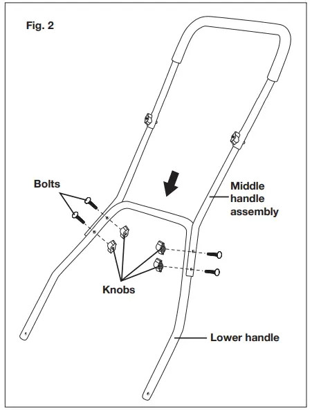 SUNJOE MJ504M Manual Reel Mower without Grass Catcher - Tighten
