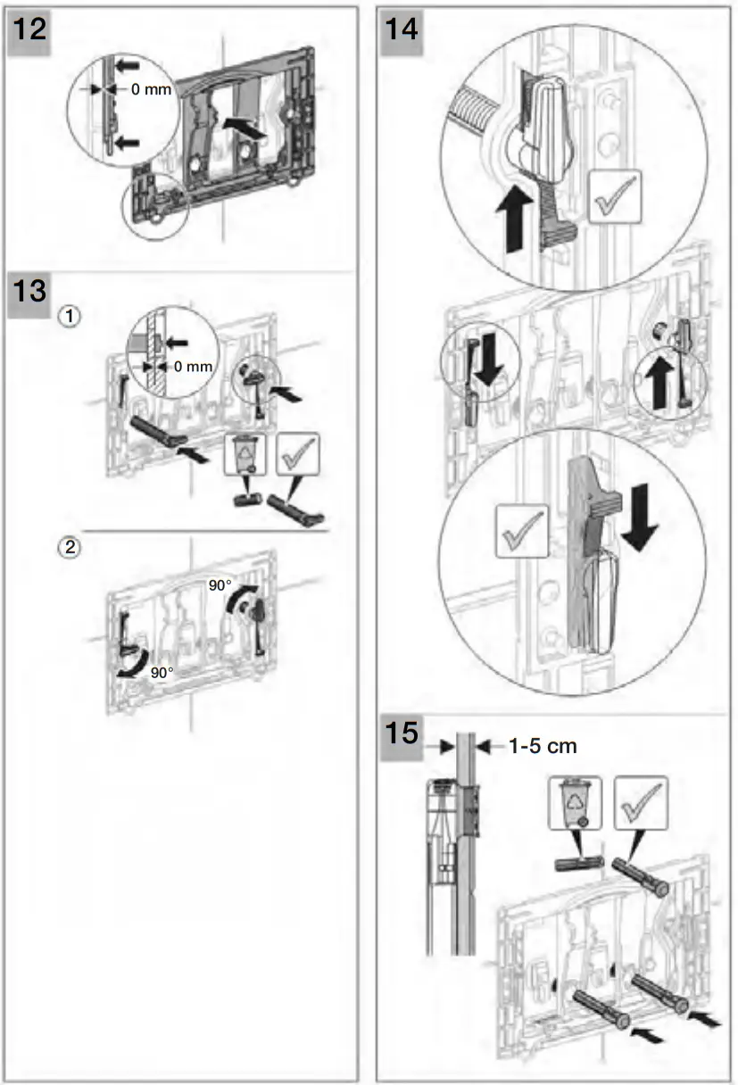 GEBERIT Sigma01 Flush Plate for Dual Flush System - FIG 6