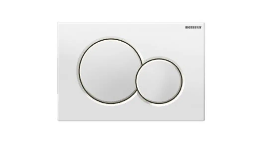 Geberit Sigma01 Flush Plate For Dual Flush System Installation Guide