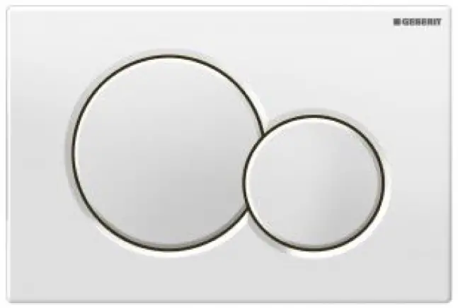 GEBERIT Sigma01 Flush Plate for Dual Flush System