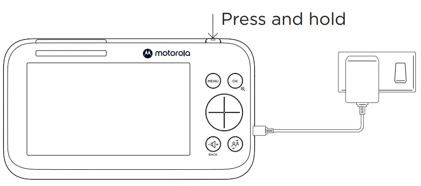 motorola PIP1510 Baby Monitor fig 1