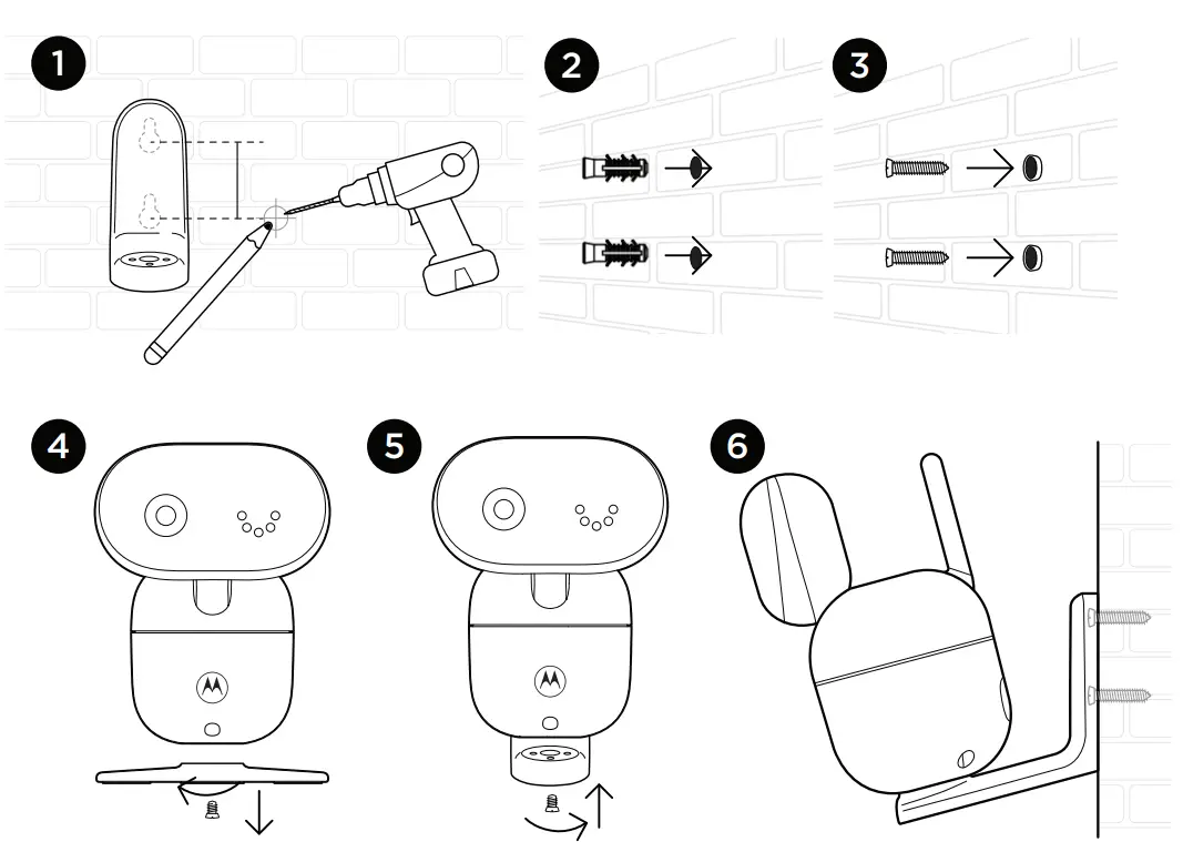 motorola PIP1510 Baby Monitor fig