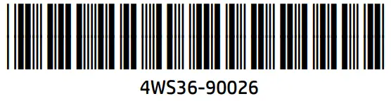 hp DeskJet Plus Ink Advantage 4100 All in One Series - bar code