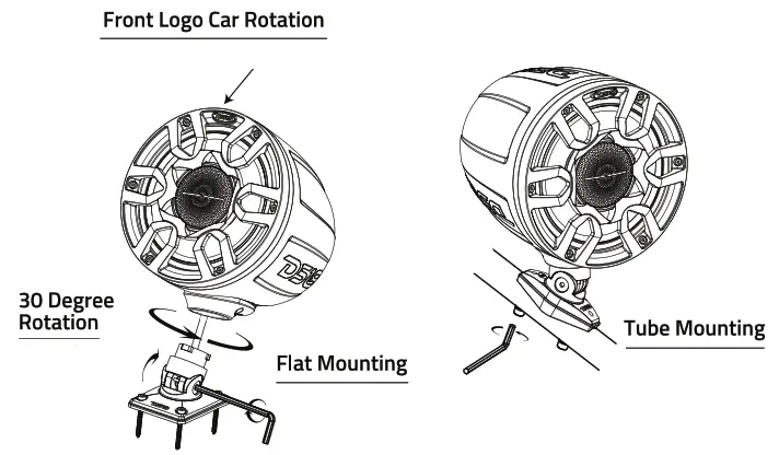 DS18 CF X8PRO 8 Inch Compact Wakeboard Tower Speakers- fig17