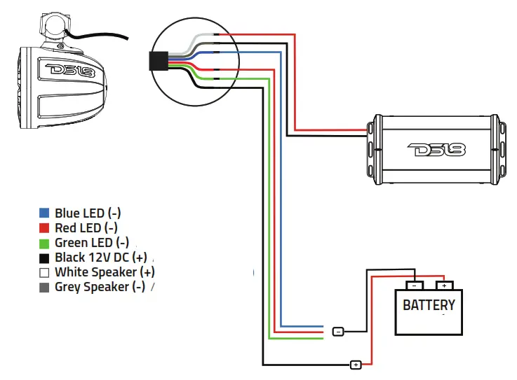 DS18 CF X8PRO 8 Inch Compact Wakeboard Tower Speakers- fig19