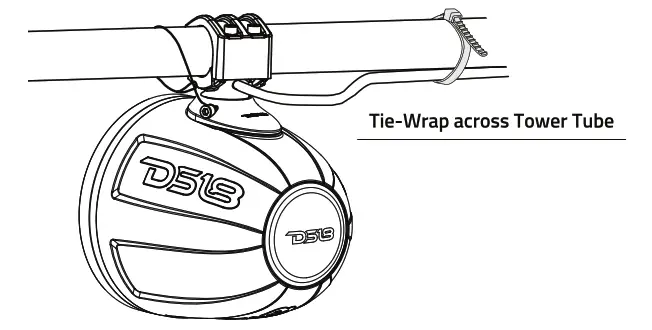 DS18 CF X8PRO 8 Inch Compact Wakeboard Tower Speakers- fig8