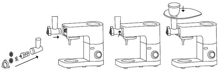 Lauben 1200BC Food Processor Kitchen Machine-5