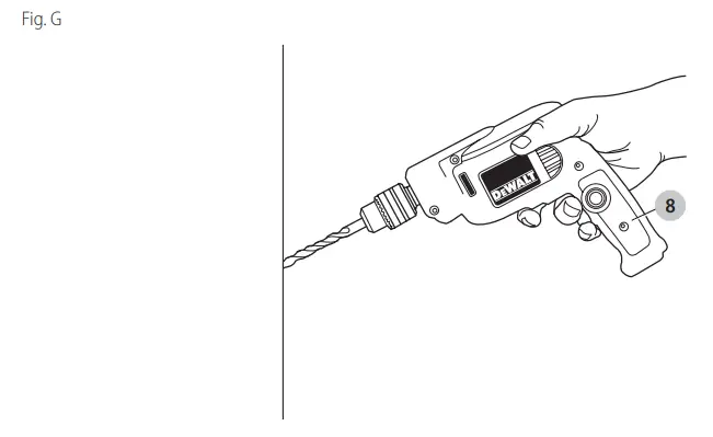 DEWALT DWD014 550W 10mm Rotary Drill - fig 5
