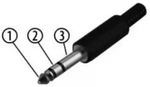 Plug and connection assignment