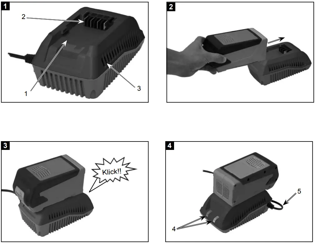 scheppach BCA2.2 40Li Battery Charger - 1