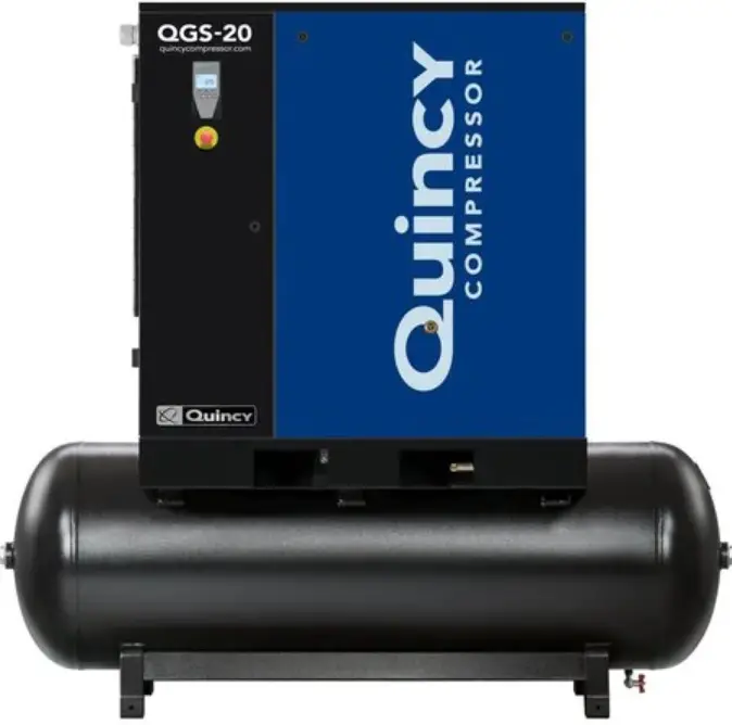 Quincy Compressor QGS 20-HP 132-Gallon Rotary Screw Air Compressor (208-230460V 3-Phase)
