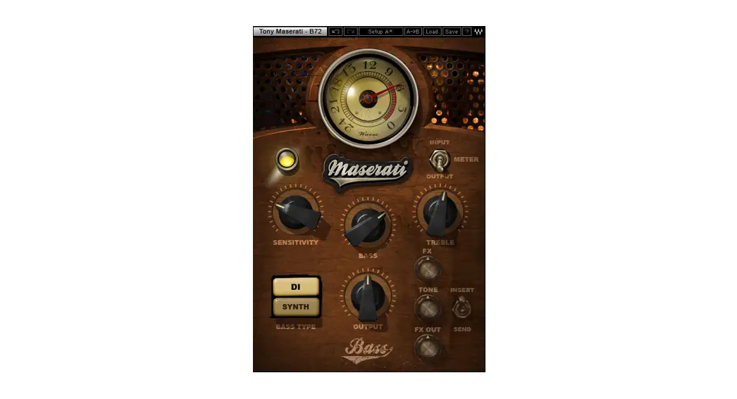 Waves B72 Maserati Bass Phattener Plugin User Guide
