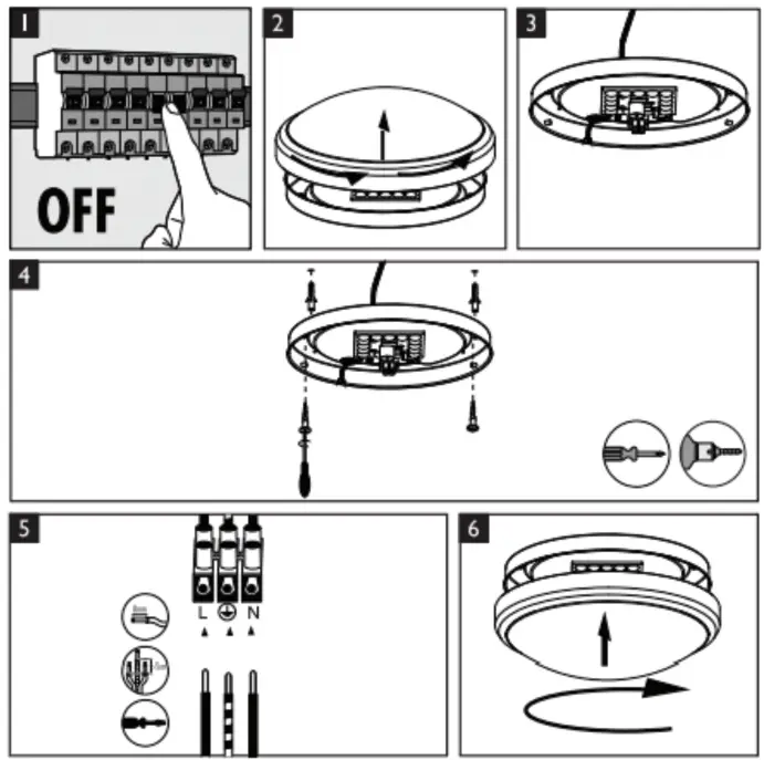 PHILIPS DORIS 6W Superslim Ceiling Lamp 43 cm-fig2