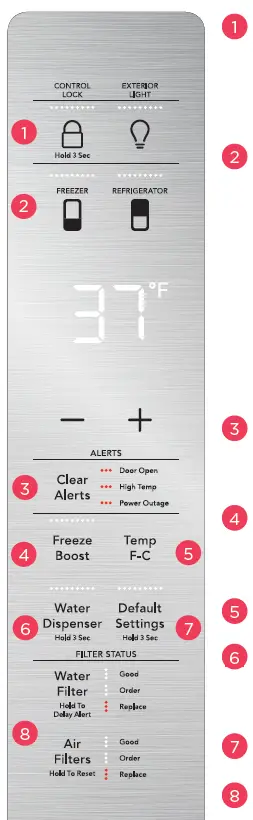 FRIGIDAIRE GRMC2273CF Multi Door Refrigerator 2