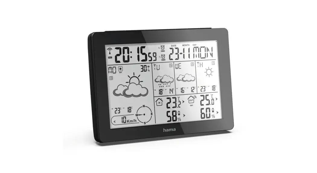 Hama 00186369 Meteotime Weather Station Instruction Manual