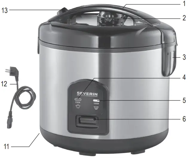 SEVERIN RK 2425 Rice Cooker A01