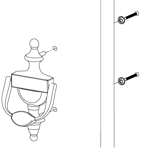 EMTEK Urn Style 2620 Door Knocker 03