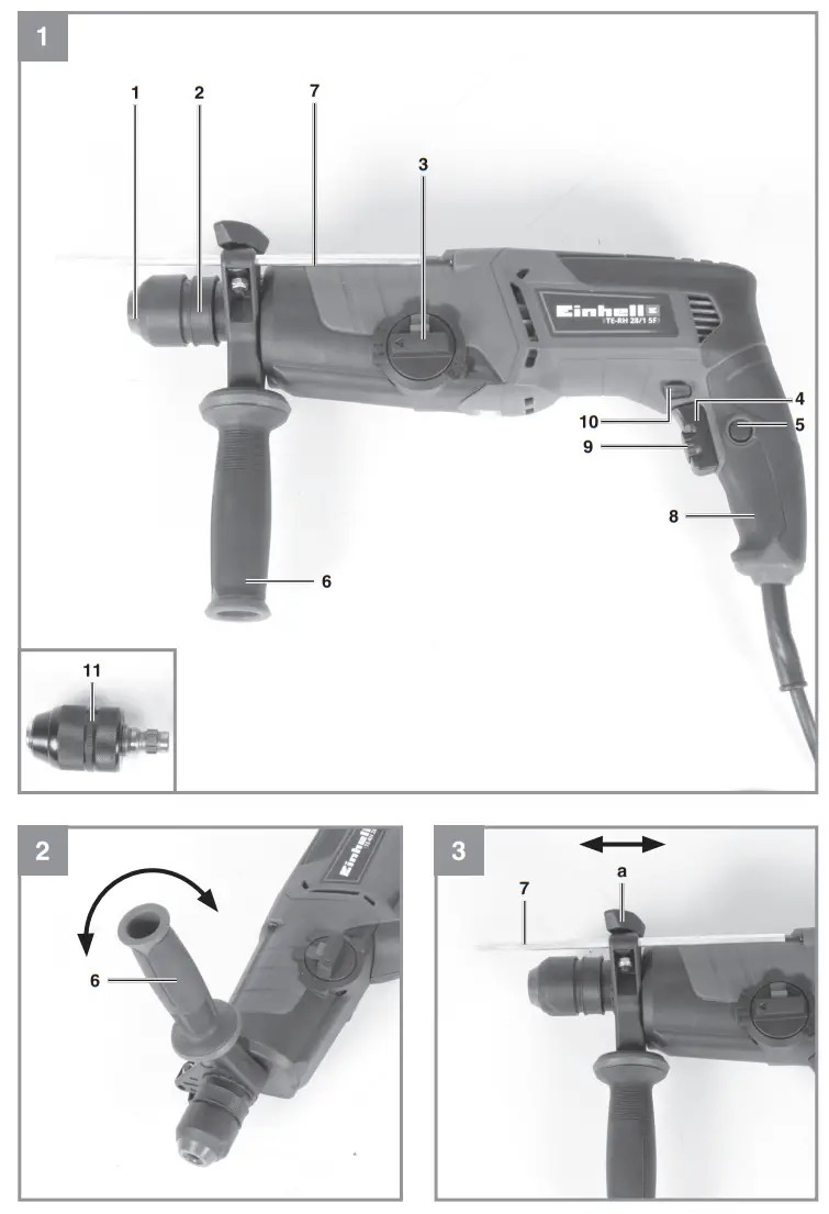 Einhell TE RH 950 5F Hammer Drill - Icon 1