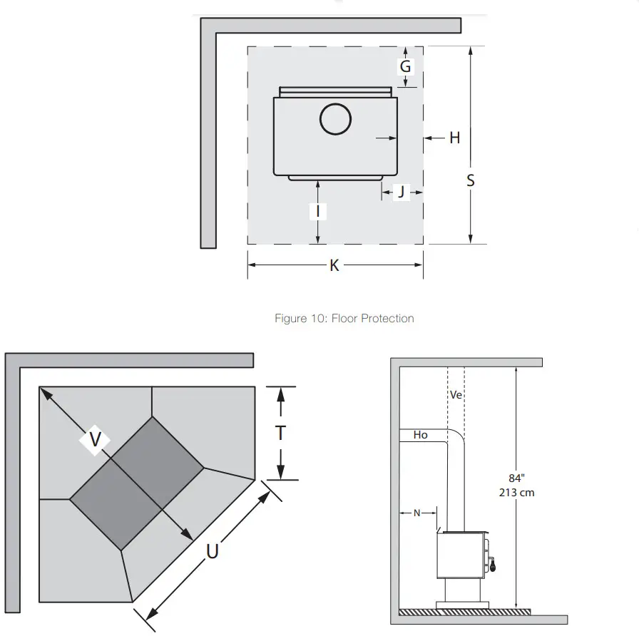 DROLET DB03182 Escape 1200 Wood Stove - FIGURE 12