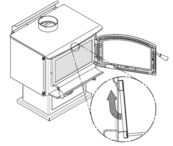 DROLET DB03182 Escape 1200 Wood Stove - fIG10
