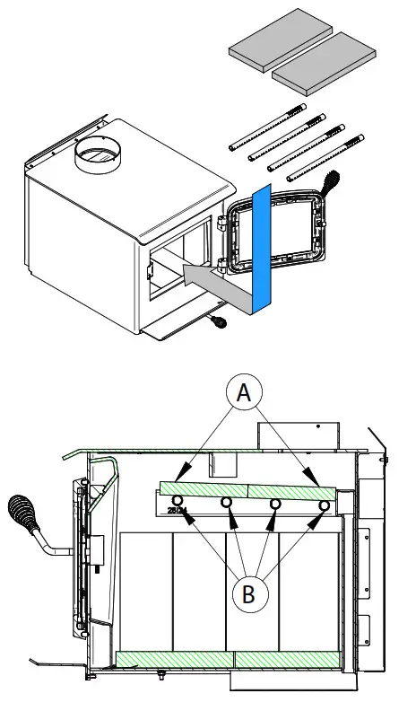 DROLET DB03182 Escape 1200 Wood Stove - fIG15