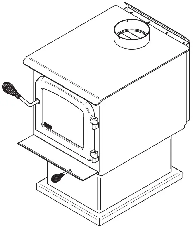 DROLET DB03182 Escape 1200 Wood Stove
