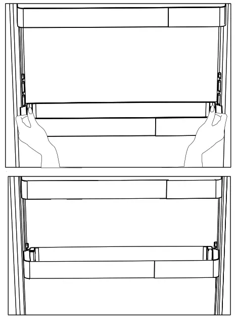 beko RCNE560E50ZXPN Refrigerator - Moving door