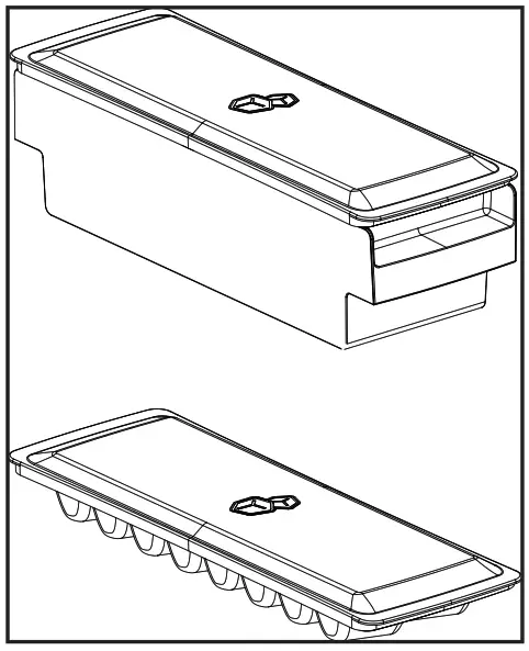 beko RCNE560E50ZXPN Refrigerator - serving holde