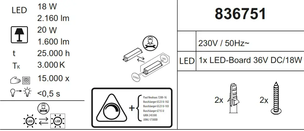 Paul Neuhaus 836751 Pure Technik - overview 1