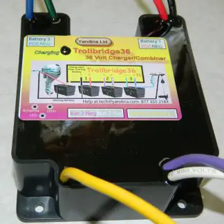 YANDINA TROLLBRIDGE36 Combiner Charge 36V Trolling Batteries from 12V