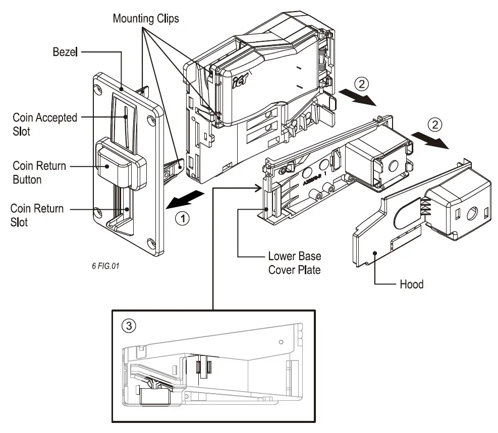 iCT H4985L Coin Acceptor Multi-Coin Seletor 15