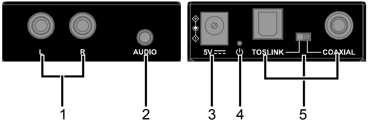 AVARRO HDMICONVA Audio Converter Digital to Analog - FIGURE 1