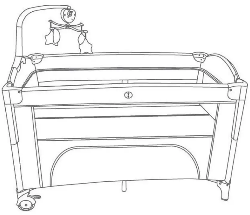 P9070 Baby Cot Indiana