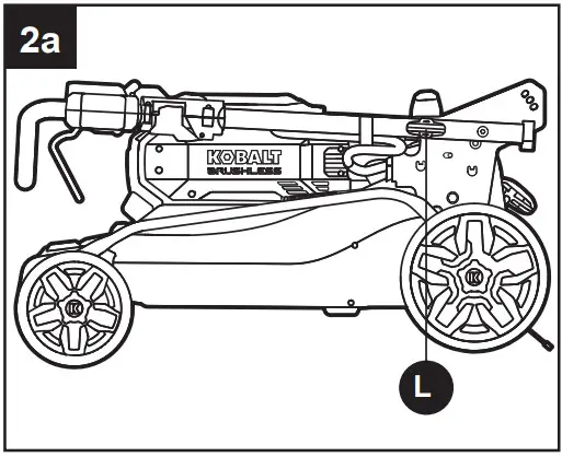 KOBALT KPM 1040B-03 Brushless Push Lawn Mower - Figure 3