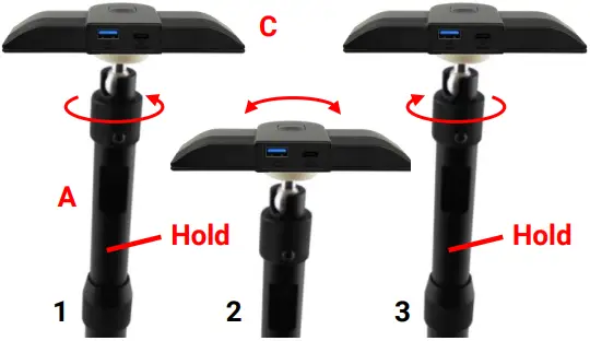 TEKVOX 79442-180 180° 4K Panoramic Camera B08