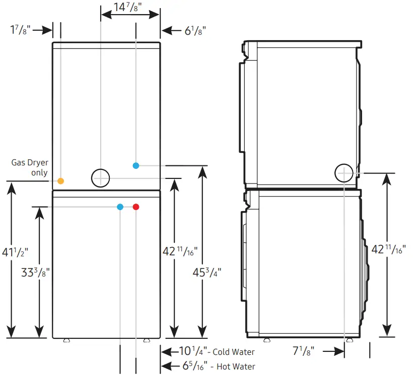 Connection Dimensions