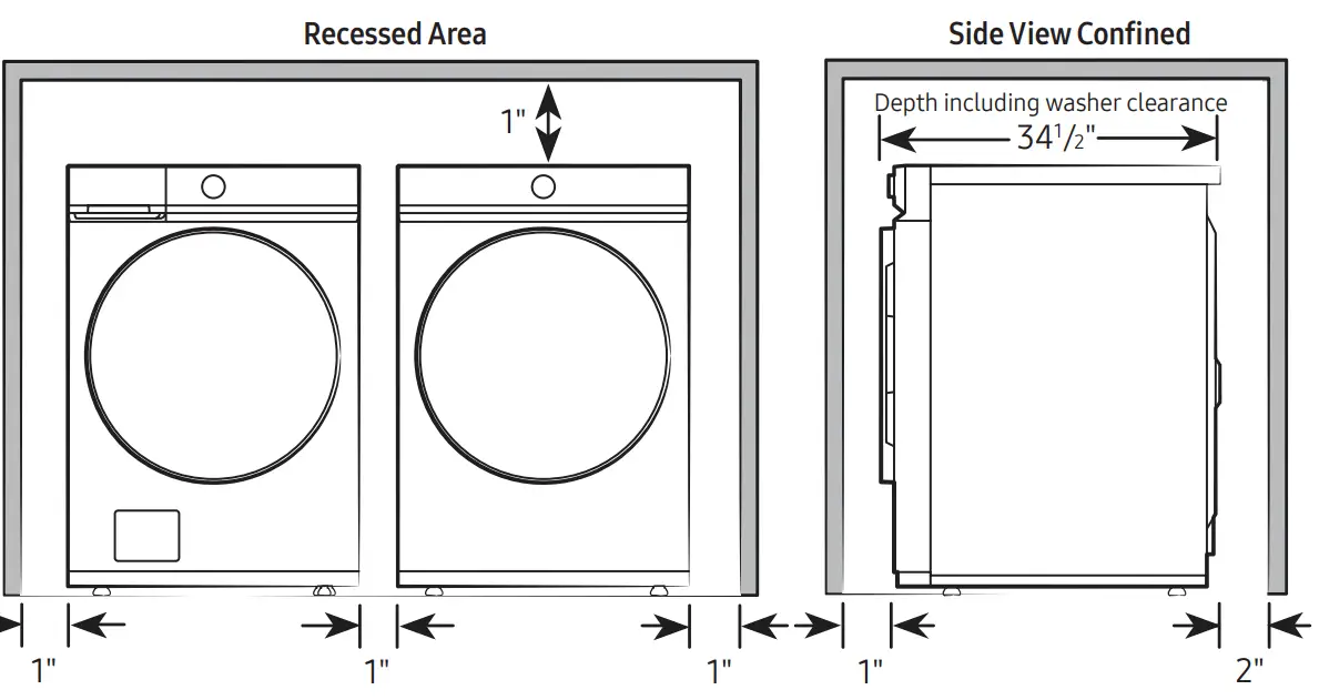 Installation Specifications – Side-by-Side