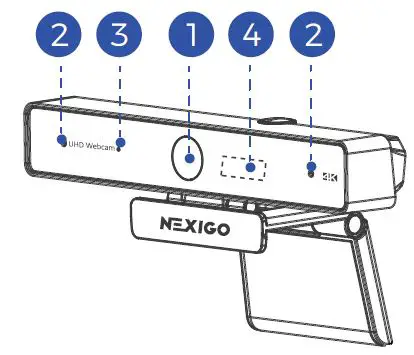 NEXIGO N950P 4K UHD Webcam-FIG-3