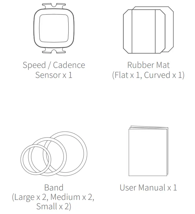 COOSPO BK467 Bike Cadence Speed Sensor - Figure 1