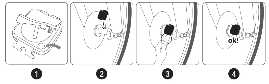 COOSPO BK467 Bike Cadence Speed Sensor - Figure 5