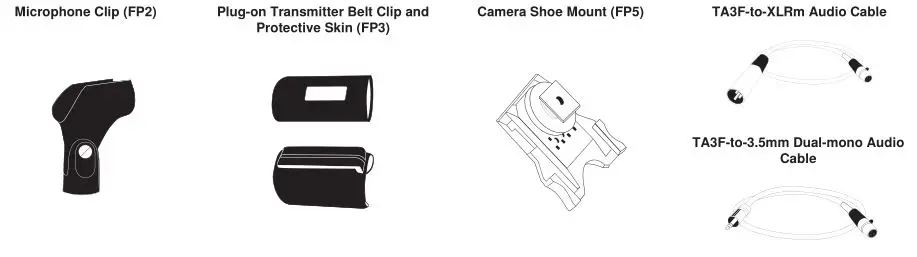 Shure FP Wireless System - Furnished Accessories