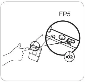 Shure FP Wireless System - Power up the FP5 Receiver