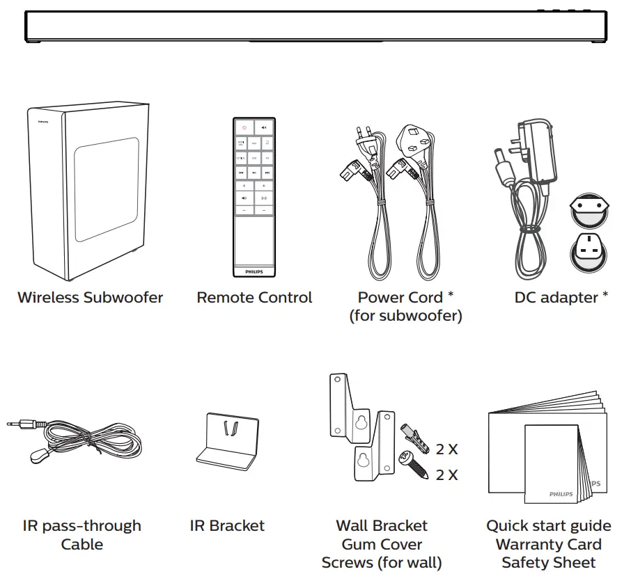PHILIPS Soundbar TAB6305 - box