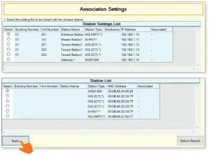 FIG 22 Association Settings