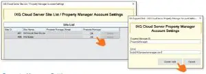 FIG 32 Creating the Property Manager Account