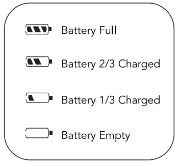 playzoom Walkie Talkies Device - BATTERY LEVEL