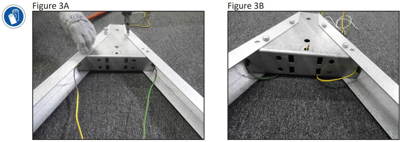Westbrook 4′ x 8′ Galvanized Kit Trailers User Manual - Figure 3A,B