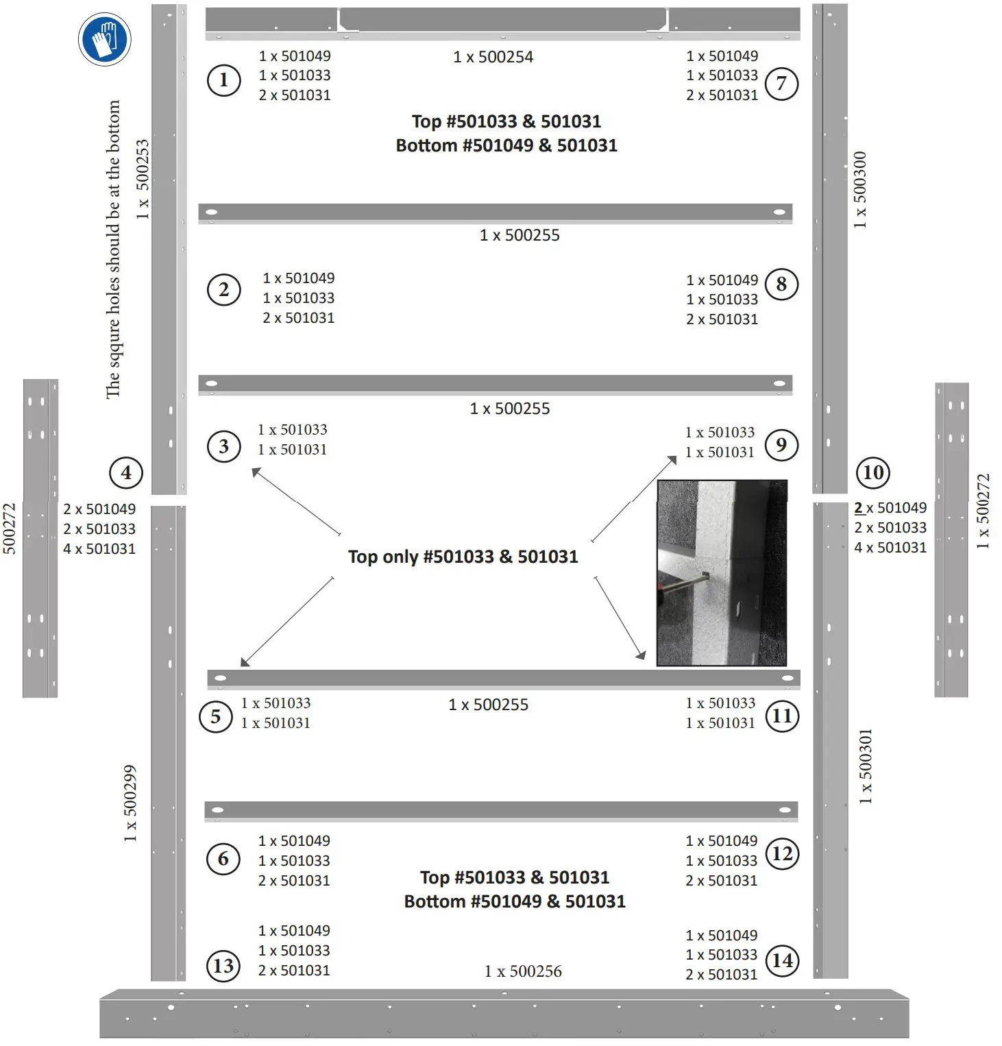 Westbrook 4′ x 8′ Galvanized Kit Trailers User Manual - Figure 2C